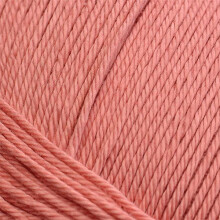 Merc. 8/4 Crochet yarn 200 gr. on skein Old pink one size