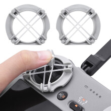 Jixopn 1 Pair Drone Rocker Dampers Compatible with DJI Air 3, Mini 4 Pro RC/RC 2 Thumb Joystick Yaw Controller Accessories