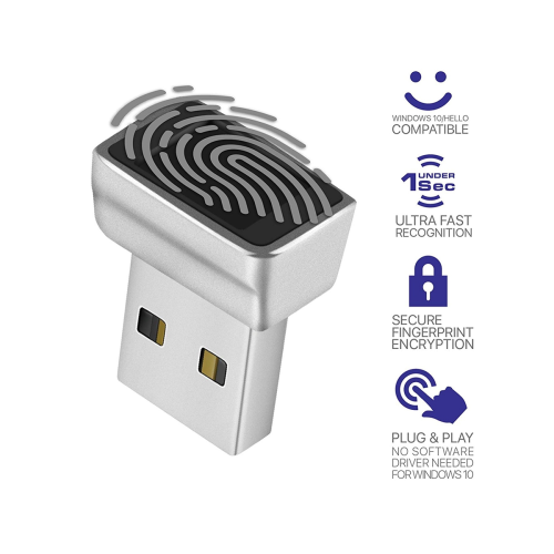USB Fingerprint Reader PC Notebook Lock Biometric Scanner Password-Free Unlock Module for Windows10 Hello Laptop 1