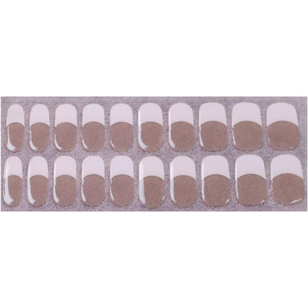 Semi Cured Gel Nails Polish Strips Gel Nails Stickers/Wraps (20Tips Stickers)