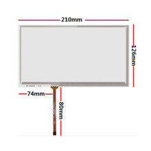 9-inch resistive touch screen is suitable for HSD090IDW1 AT090TN10 12 handwriting screen 211*126mm