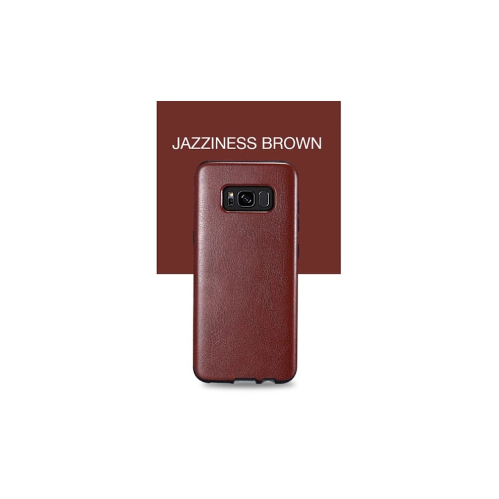 Compatible With Samsung Galaxy S8 - Nkobee Stylish Leather Case (Original) Brown 9130661659130