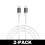 Stark 20W USB-C till Lightning Kabel Vit - 2 meter 2-Pack 1