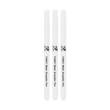 3/6PCS White Water Soluble Marker Pen Fabric Marking 6Water Erasable Marking Pen for Leather Marking Clothing Graffiti DIY 3pcs white