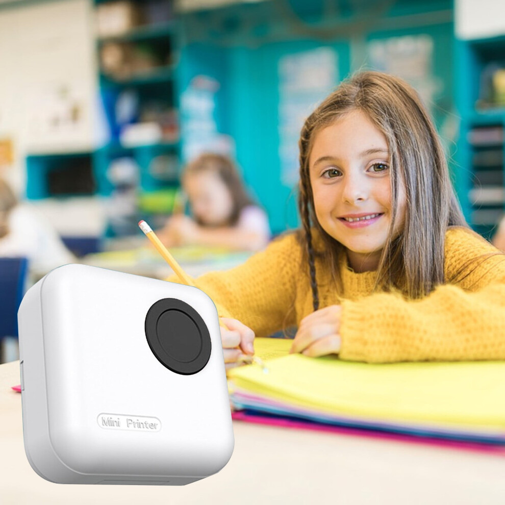 Rnemite-Amo On Clearanceï¼Mini Portable Wireless Thermal Photo Printers With Bluetooth Connection Picture Tags Convenient Pocket Printers 9170372884933