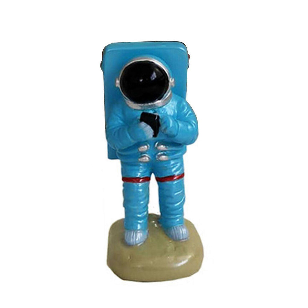 (1, Yellow) For Creative Astronaut Cell Phone Stand Tablets Smartphone Spaceman Bracket Resin Phone Holder Desk Ornament Universal For 5213747850899