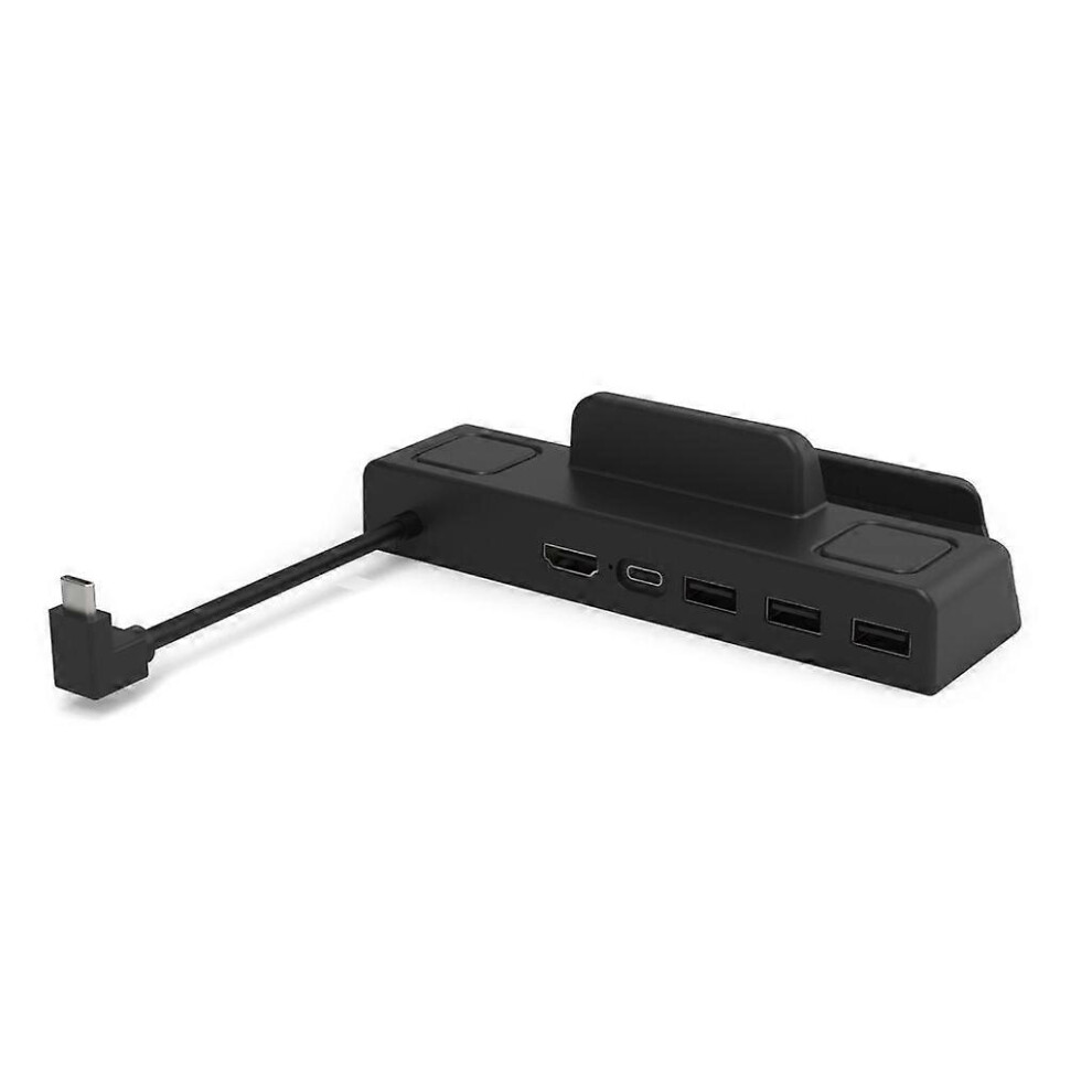 (As Show, C) Game Console Dock Docking Station Type-C Hub Holder For Steamdeck Console 3364096700617