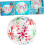 Inflatable Beach Ball with Bright Creative Pattern for Pool and Beach Fun, Transparent Elastic Design 4