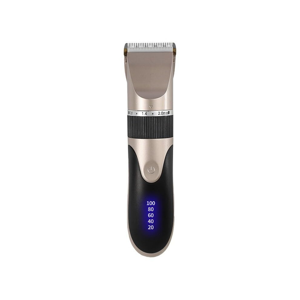 Hair Clippers for Men Cordless Electric Trimmer with Stainless Steel Blades Waterproof Adjustable Comb