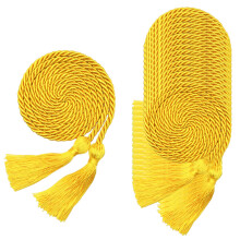 16 Pack Gold Graduation Honor Cords with Tassels, Braided Polyester for  School and College
