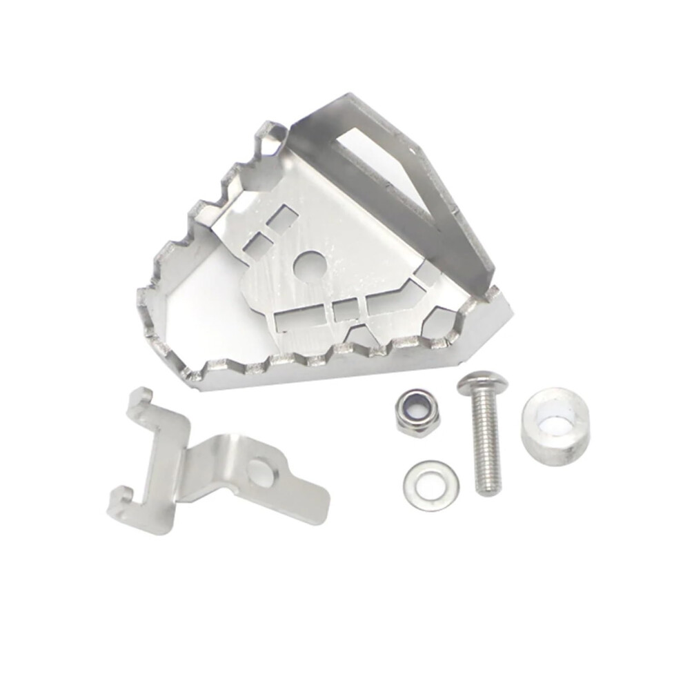 Motorcycle Brake Pedal Extender For Honda Africa Twin Crf1100l 2020 Lever Enlarger Silver 9113335514744