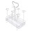1Set Stabiler Küchen Becher Organizer Aus Mit Tropfschale Silber 8