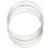15Stk Metallringe Für DIY Traumfänger Silber Stabile Makramee Hoops 8