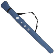 Blauw Canvas Zwaardtas Voor Vechtsporten Draagbaar En Duurzaam