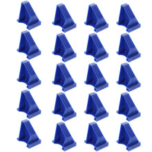 20St Vloerspacers Triangulair PP Blauw Voor Hout- En Laminaatvloeren