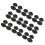 100Sets Zwarte Snap Knopen Plastic Sluiting Kleding Naaibenodigdheden 9