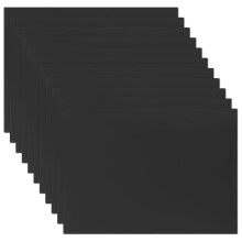 20 Vellen Zwart Karton Quarto A4 Blanco Papier