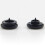 100Sets Zwarte Snap Knopen Plastic Sluiting Kleding Naaibenodigdheden 5