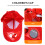 1pc Fan Cap Sun Solar Energy Storage Hat Children Cap With Switch 6