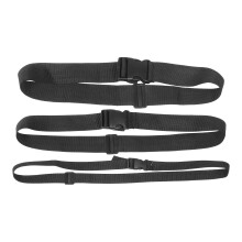 3St Zwarte Nylon Tailleband Verlenger Strap Voor Rugzak En Tassen