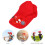1pc Fan Cap Sun Solar Energy Storage Hat Children Cap With Switch 3