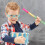 1 Set Pin Sackleinen Banner Rot Pinata Papier 7