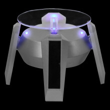1pc Solar Ornament Rotating Display Plate (Without Battery)