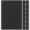 20 Vellen Zwart Karton Quarto A4 Blanco Papier 9