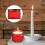 14Pcs Embossed Glass Candle Jars With Lids Round Empty 5