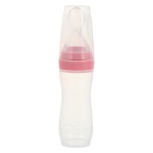 Baby Nahrungsserver Silikon Ausgießlöffel Rosa 1 Stück