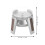 1pc Solar Ornament Rotating Display Plate (Without Battery) 4