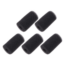 5St Zwarte Spons Sleeves Voor Viskom Filter Voorfilter Bescherming