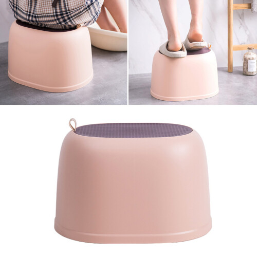 1St Roze Antislip Plastic Badkamerbank Voor Kinderen Praktisch 2