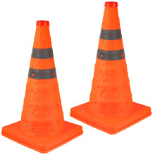 2St Waterdichte Oranje Trainingskegels Voor Voetbal En Verkeer