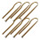3Paare Verstellbare Camping-Bundlinggurte Nylon Khaki 5
