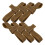 3Paare Verstellbare Camping-Bundlinggurte Nylon Khaki 8