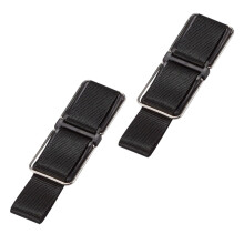 2St Telefoon Vinger Ring Grip Met Staal En ABS, Multifunctioneel Zwart
