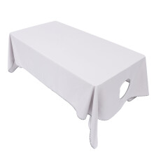 Ademend Spa Bed Sheet Met Gezichtsgat Grijs Voor Massagetafels