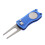 Lichtgewicht Inklapbare Ball Divot Tool En Markeerder Blauw 1