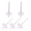 5St Naaimachine Spool Pins Wit Kunststof Voor Threaddragers Thuis 7