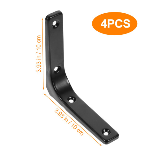 Masteelf 4 . Halterung Regalhalter 10x10 Cm Schwarz 1