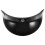 Black Durable Plastic Helmet Visor Outdoor Riding Sun Protection 6