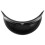 Black Durable Plastic Helmet Visor Outdoor Riding Sun Protection 10