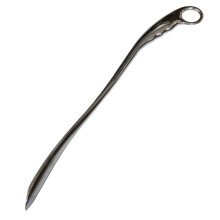 1St Zilveren Metalen Schoenlepel Ergonomisch Voor Thuis Gebruik