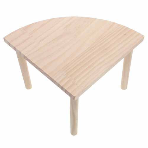 Hamster Two Floor Wooden Platform Plaything Landscape Supply