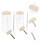 2Pièces Abreuvoirs Pour Compact En Acier Beige 4