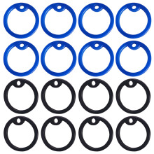 20St Hond Naamplaat Dempers Siliconen Pet Tag Mute Circles Set