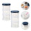 2Sets Draagbare Babyvoeding Bewaarbox 3-Lagen Melkpoeder Container 9
