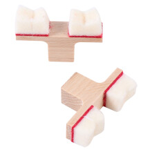 2St Piano Geluiddemper Wol Vilt Hout Lichtbruine Verticale Piano Tool