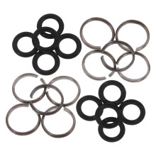 10Sets Impact Slagringset Voor Sleutel Met Rubber O-Ring Zwart Ijzer